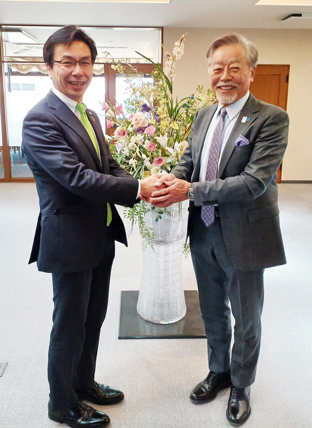 堀場製作所会長今城市長ご面談